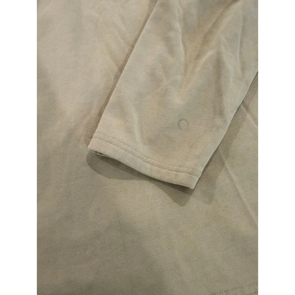Drifire Men's Tan Quarter Zip Long Sleeve Sweatshirt Pullover large